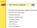 Latvian Language