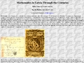 Mathematics in Latvia throughout the Centuries